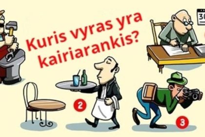 Loginio mąstymo testas: ar išspręsite šias 3 užduotis teisingai?