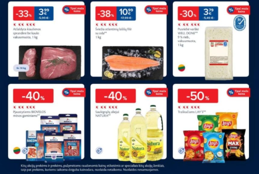 Maxima leidinys šią savaitę: nuo šviežių produktų iki Azijos meniu ir grožio mugės pasiūlymų