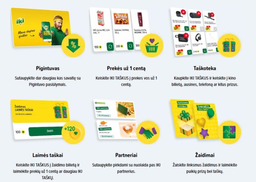 Kaip išnaudoti IKI taškus pigesniems pirkiniams ir dovanoms
