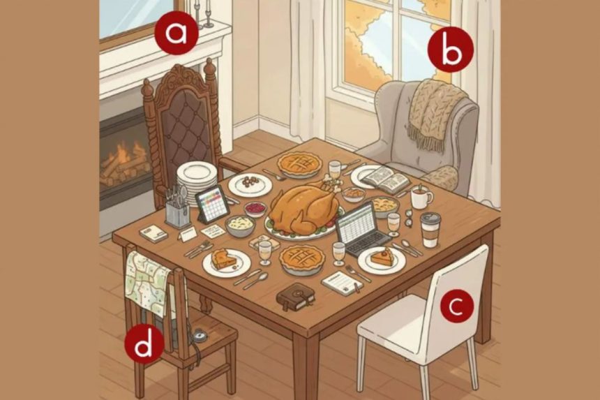 Asmenybės testas: pasirinkite vietą prie stalo ir sužinokite, ką ji atskleidžia apie jūsų charakterį