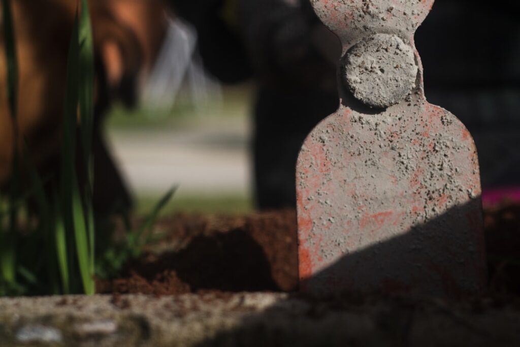 a close-up of a stone
