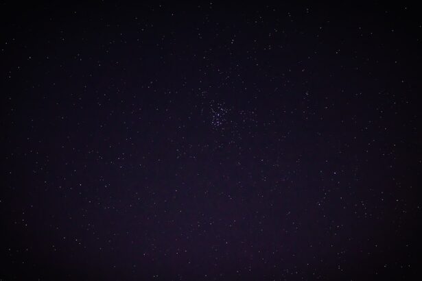 a night sky with a few stars in it