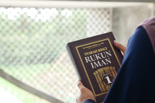 a person holding a book in their hands